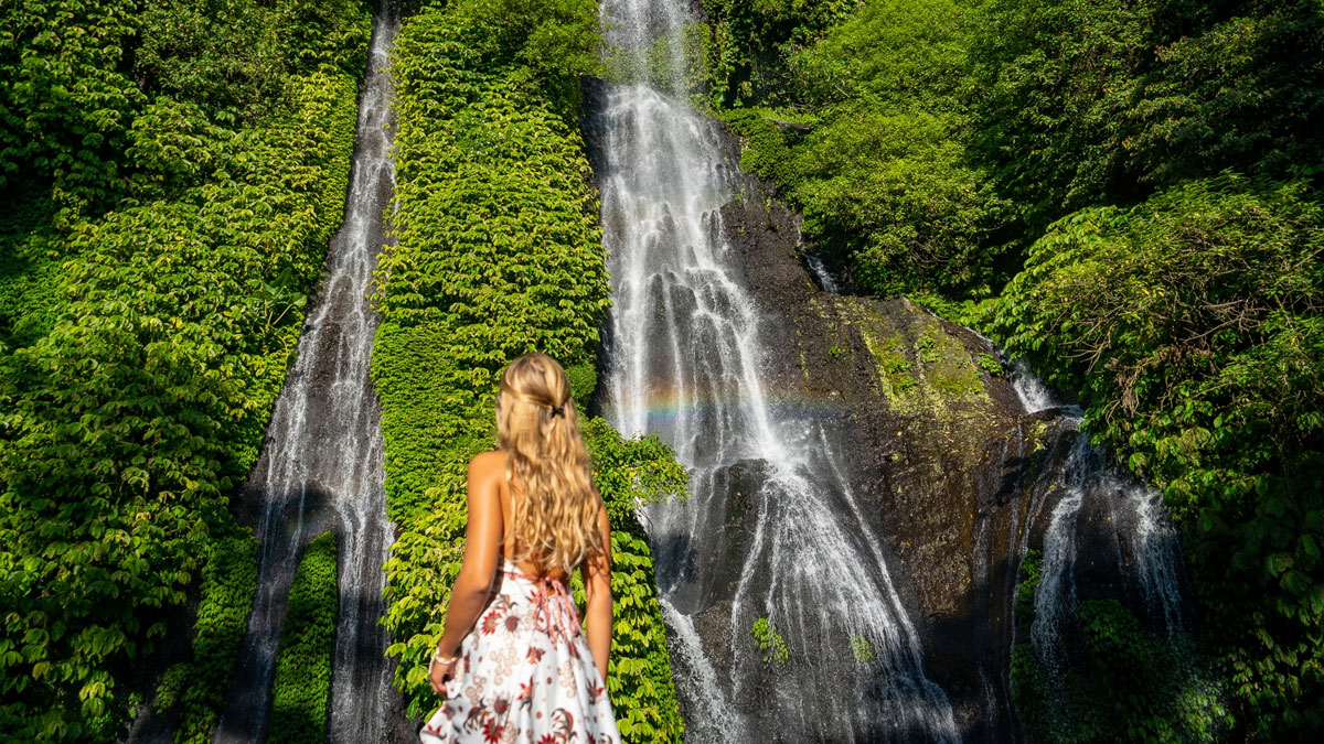 beautiful banyumala twin waterfall