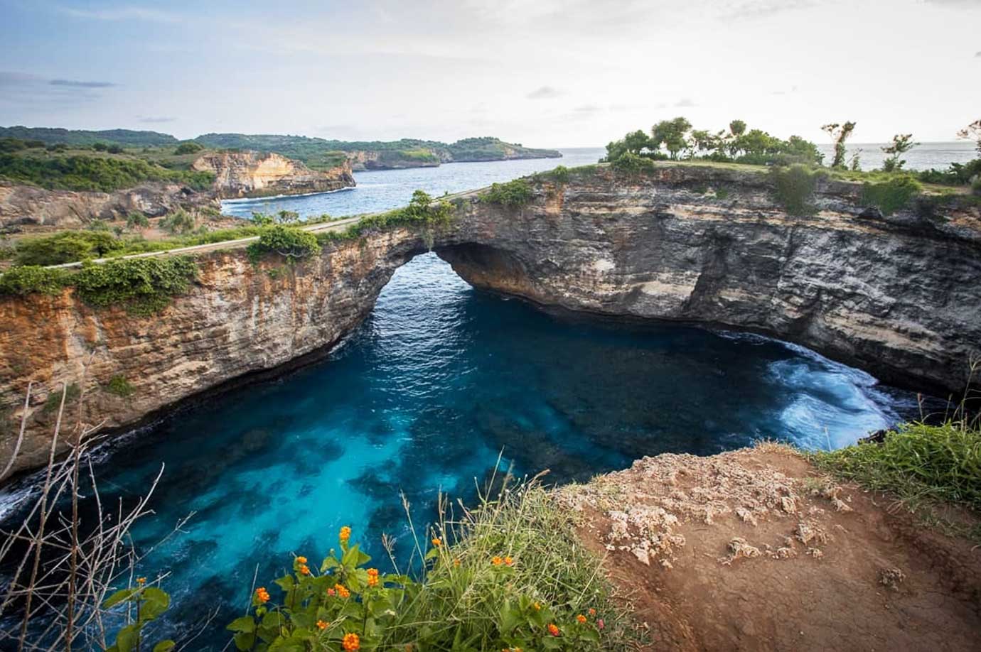 Broken Beach Marvel at the natural arch and turquoise waters